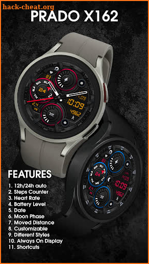 PRADO X162: Hybrid Watch Face screenshot