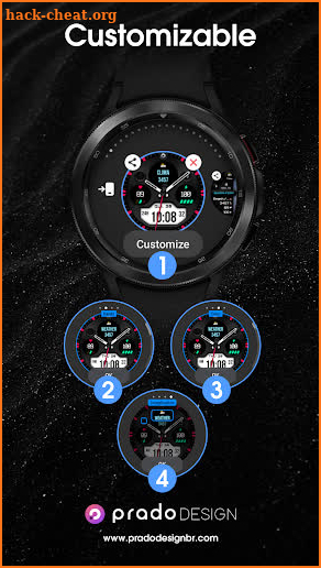 PRADO X39 - Hybrid Watch Face screenshot