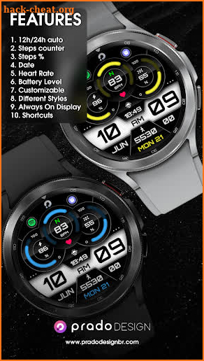 PRADO X74 - Digital Watch Face screenshot