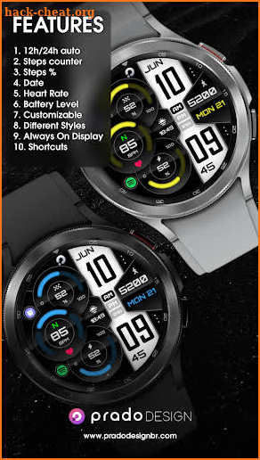PRADO X75 - Digital Watch Face screenshot
