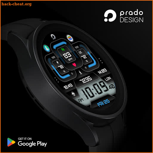 PRADO X81 Digital Watch Face screenshot