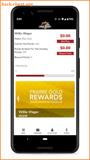 Prairie Meadows App screenshot