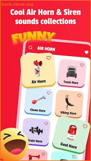 Prank Air horn & siren sounds screenshot