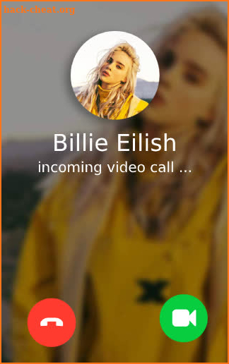 prank Billie Eilish Video Call l simulation screenshot