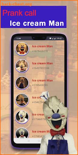 Prank call Ice cream Man screenshot