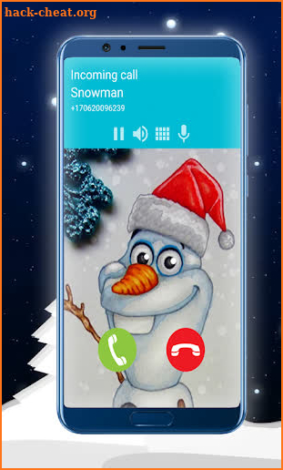Prank call Snowman Video and Chat screenshot