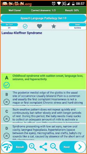 Praxis II Speech Language Pathology SLP Exam Prep screenshot