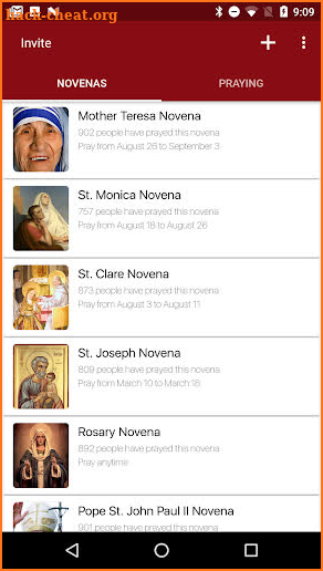 Pray Catholic Novenas screenshot