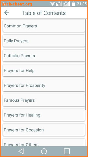Prayer Book screenshot