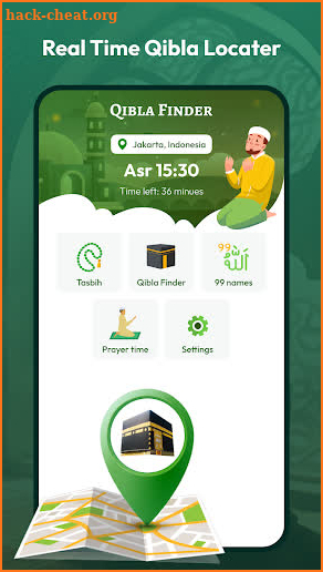 Prayer Time & Qibla Finder screenshot