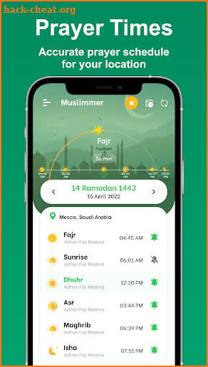Prayer Time, Azan Alarm, Qibla screenshot