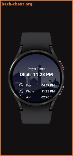 Prayer Times for Wear OS screenshot
