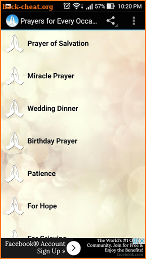 Prayers for Every Occasion screenshot