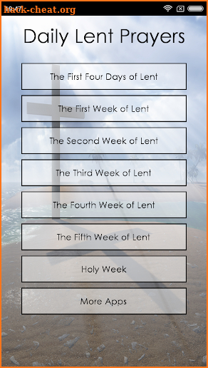 Prayers for Lent and Advent screenshot