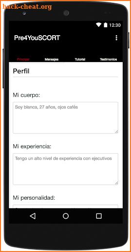 Pre4You - Servicios screenshot