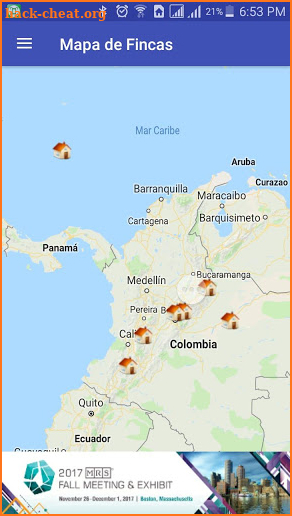 Precipitación Colombia screenshot