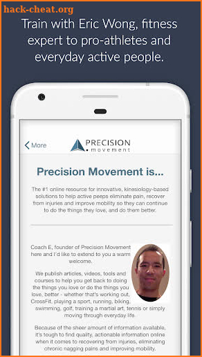 Precision Movement Coach screenshot