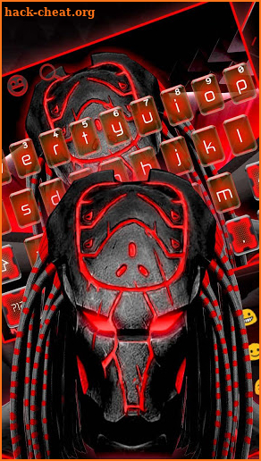 Predator Black Red Theme screenshot