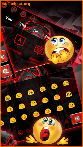 Predator Black Red Theme screenshot