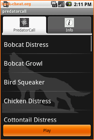 Predator Calls screenshot