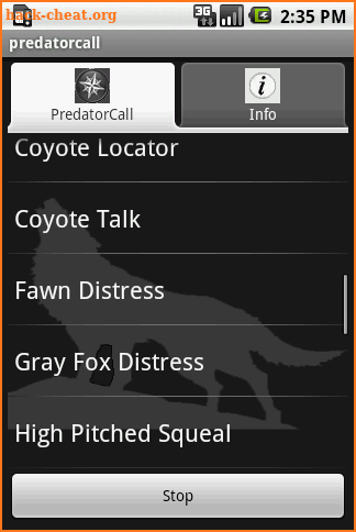Predator Calls screenshot