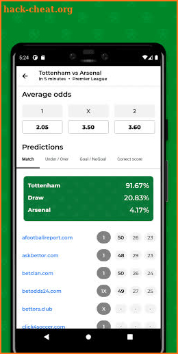 Predict0r - Tips and predictions screenshot