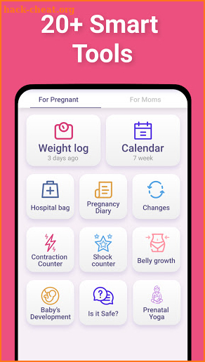 Pregnancy & Baby Tracker. Pregnancy Calendar. screenshot