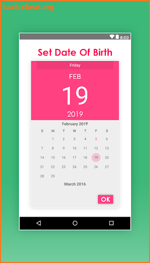 Pregnancy Calculator and Calendar App screenshot