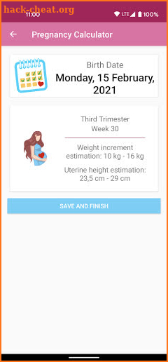 Pregnancy Calculator & Due Date screenshot