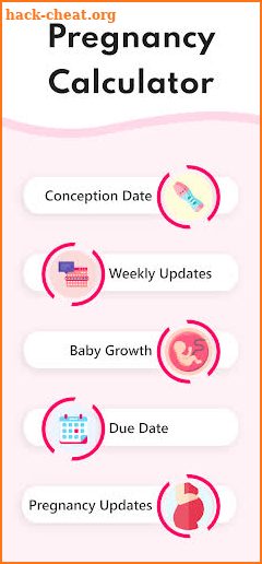 Pregnancy Calculator, Calendar screenshot