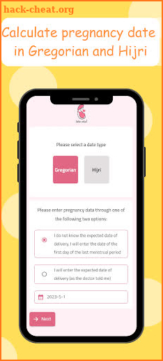 Pregnancy calculator | Tracker screenshot