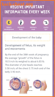 Pregnancy Calendar and Tracker screenshot