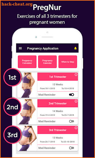 Pregnancy Exercise and workout at home screenshot