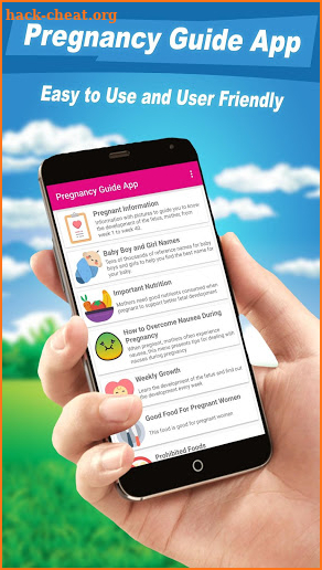 Pregnancy Guide App screenshot