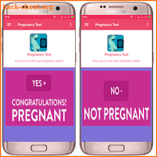 Pregnancy Test screenshot