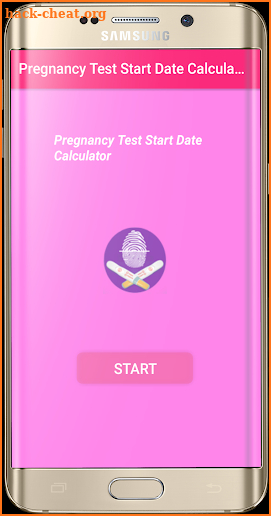 Pregnancy Test Start Date Calculator screenshot