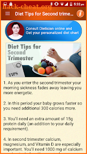 Pregnancy Tips Diet Nutrition screenshot
