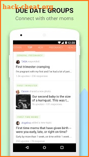 Pregnancy Tracker & Baby Countdown - Glow Nurture screenshot