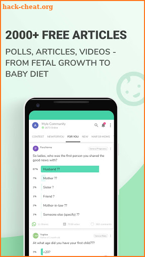 Pregnancy Tracker, Baby Tracker and Mother's App screenshot