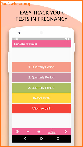 Pregnancy Tracking screenshot