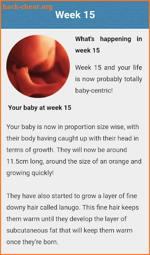 Pregnancy Week by Week and Music for Pregnant screenshot