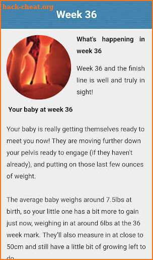 Pregnancy Week by Week and Music for Pregnant screenshot