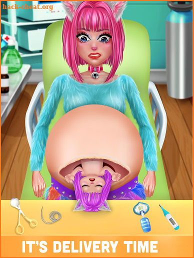 Pregnant Kitty Mom Surgery Simulator screenshot