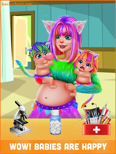 Pregnant Kitty Mom Surgery Simulator screenshot