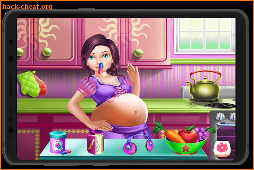 Pregnant Mom And newborn baby game screenshot