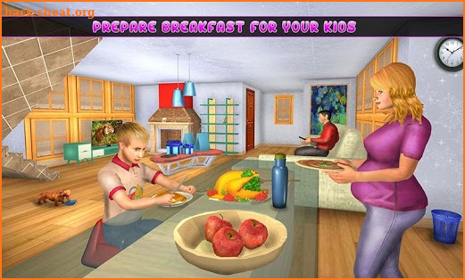 Pregnant Mom Virtual Family Happy Home screenshot