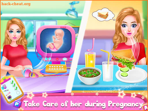 Pregnant Mommy And Baby Care: Babysitter Games screenshot