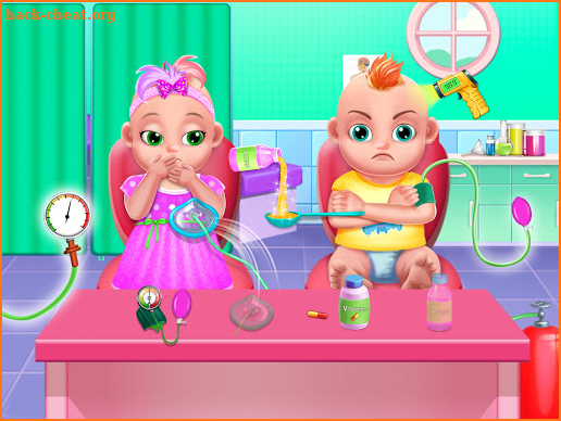 Pregnant Mommy And Twin Baby Care screenshot