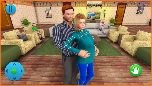 Pregnant Mother Family Game 3D screenshot