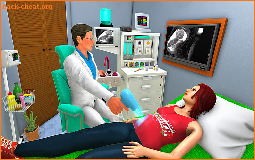 Pregnant Mother Life Simulation: Delivery Games 3D screenshot